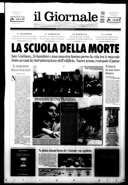 Il giornale : quotidiano del mattino